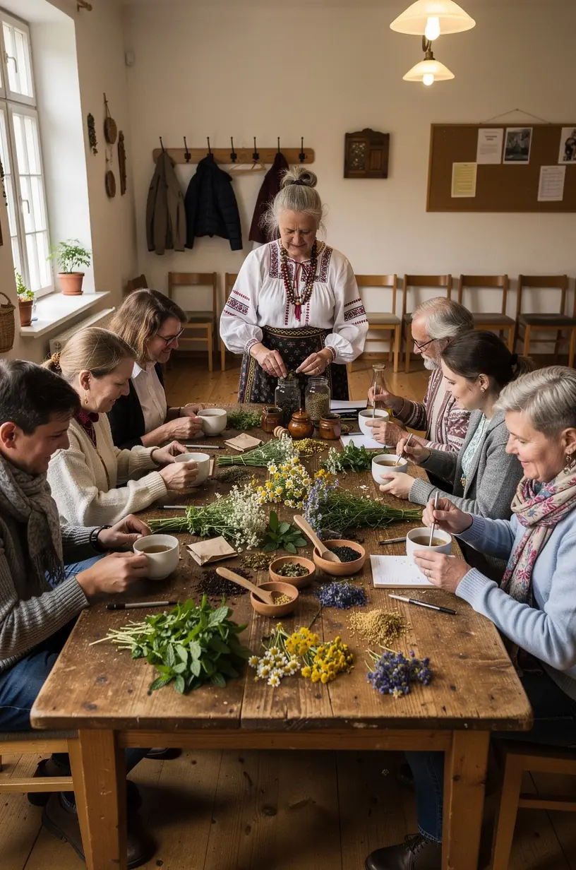 Arbatos lapų artimas planas, pabrėžiantis natūralumą ir sveiką gyvenimo būdą.
