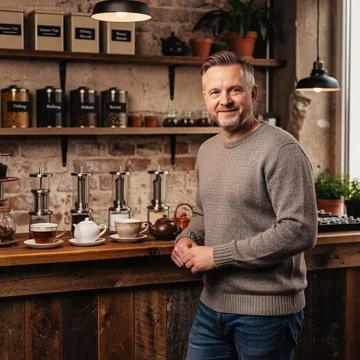 Šviežiai paruošta žolelių arbata su medumi ir citrina, patiekta ant stilingo padėklo.